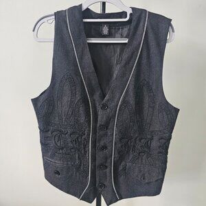 I.N.C. International Concepts. vest Size M. Color dark gray